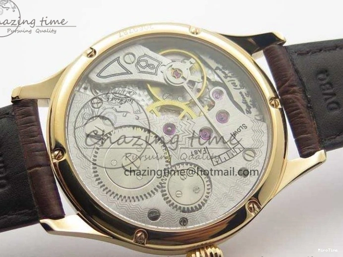 MIROTIME 0318 Effortless Portuguese Fa Jones IW544201 RG GSF 1:1 Best Edition White Dial On Leather Strap 7228